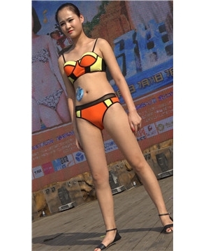 4k-甜美长腿比基尼泳装MM热舞