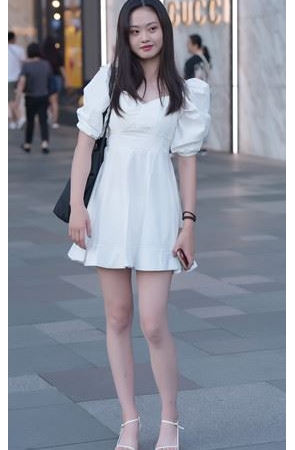 （视频+套图）漂亮的白裙小姐姐(93P)