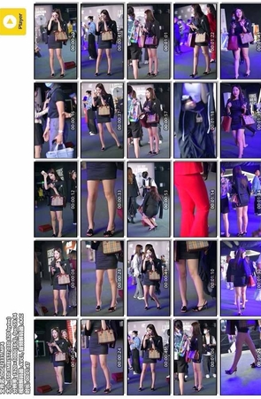 SH-SP-27美腿；凉高跟小姐姐在打卡