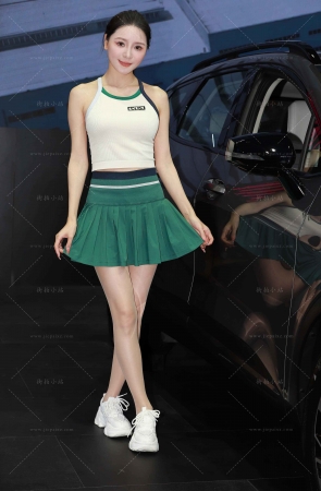 超短裙R丝网红车模（你的小君）