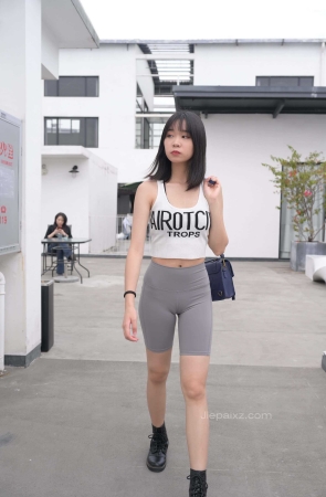 慕容笙&灰色紧身瑜伽裤MM 【套图+视频】