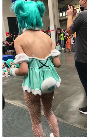 可爱的coplay女孩