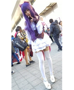 4k-清纯美颜cosplay的青春少女