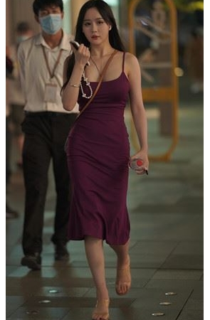 吊带长裙美女(80P)