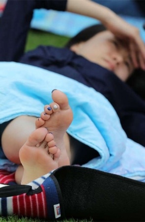 No1666 妖艳长趾雪足，高挑足弓性感无边引多路英雄相竞折腰 第4套