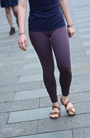 咔喳赛40 紫色瑜伽裤