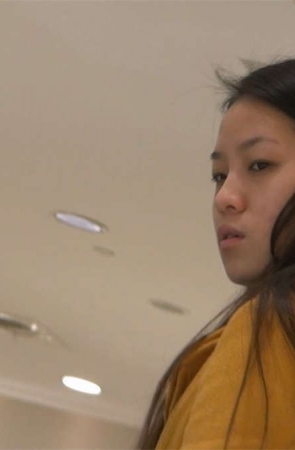 长发女孩的黑丝高跟