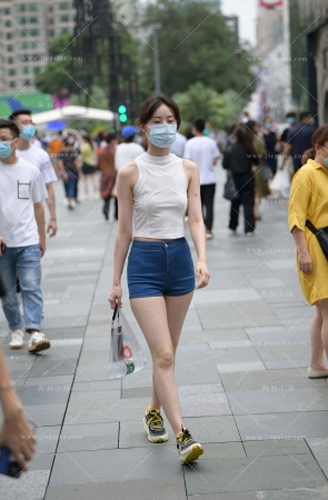 街拍小清新风热裤妹纸  [23P]