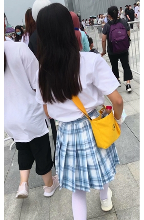 百褶裙小姐姐