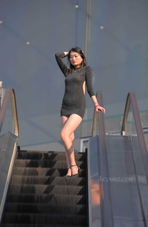 美丽性感的包臀裙美女【套图+视频】