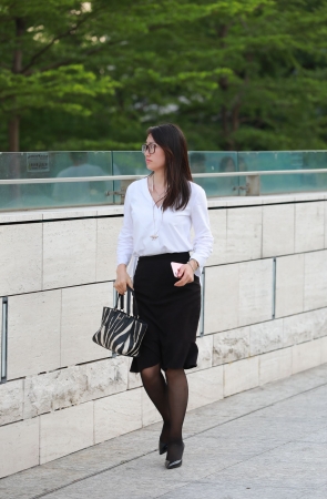 碰上白领高跟黑丝