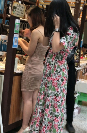 性感包臀裙极品高跟美女