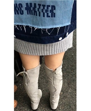 修长直腿长筒靴MM