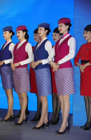 空姐合照