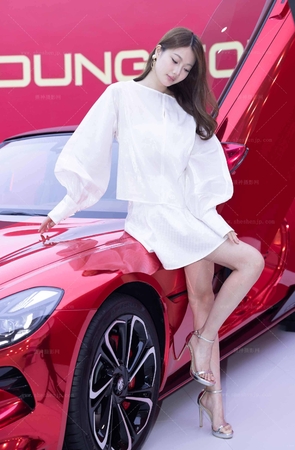 LB255-99P 成都车展-高颜值小仙女的极品美腿玉足