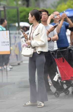 性感的灰色紧身长裤.240708-7-53 15P