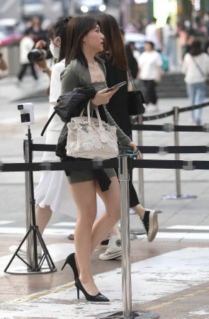 气质街拍高跟shaofu