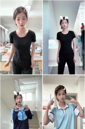 第79期：抖音主播【小西(上学版)】24部短视频合集，视频时长00:06:24，大小102MB