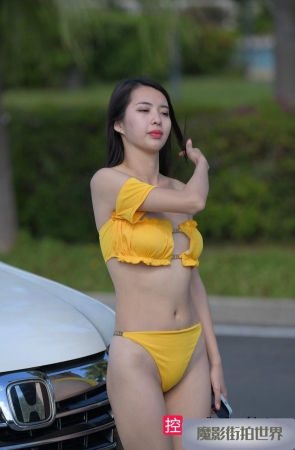 黄色泳装美女MJ3204