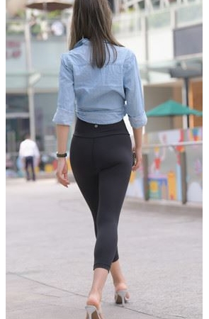 （套图一）黑色瑜伽裤青春女孩 (353P)