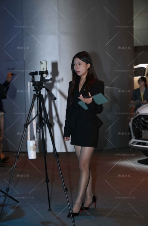 黑丝黑西装高跟售车主播 [19P]