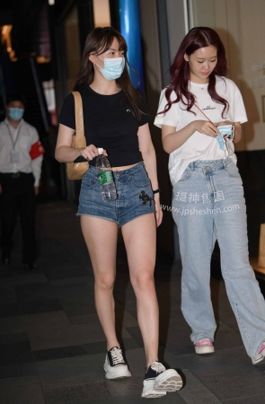 22712-19+100热裤女孩，裤子好短啊 12P