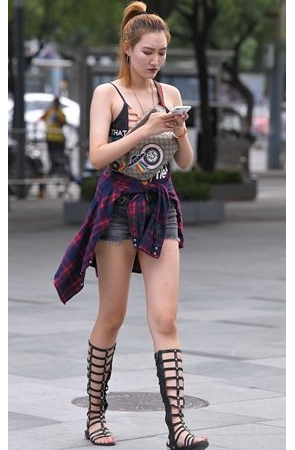 街拍高挑的小姐姐(38P)