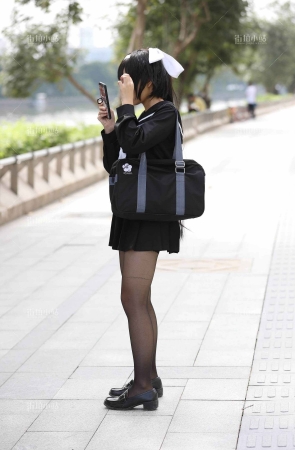 二次元黑丝少女