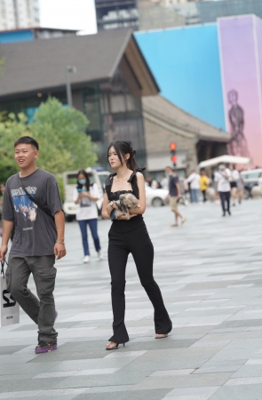 小姐姐的身材真不错