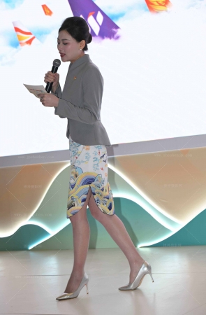 SH26-85-113√海航空姐韵味女主持