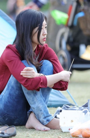 No626 原以为靓丽女神不肯给人看脚，没想到这么舍得 第1套