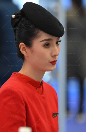 SH25-211-74√中国红-微厚黑丝-川航空姐