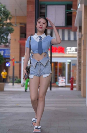 精选街拍作品 NO.1644 一始街拍作品 – 热裤小妹[671P/823MB]