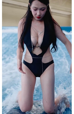 天目湖众多极品比基尼小姐姐