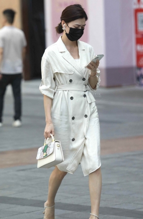 气质街拍高跟shaofu