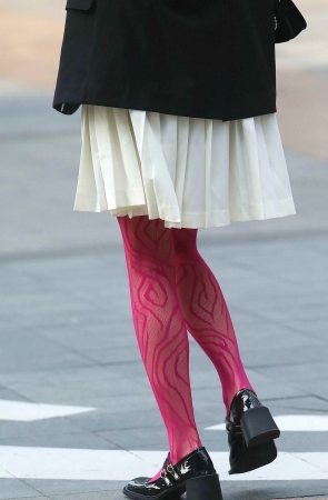 少见粉色丝 袜-17P