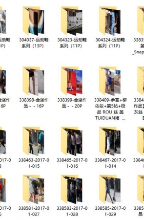 街拍图片打包下载，共2517套3.8万余张街拍摄影图片打包，大小43.2GB