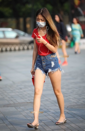 热裤美腿