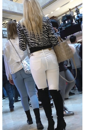 黄发白裤微透美女[1.84G/MP4]