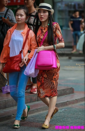 李欢原创——–花色一步裙（17P）