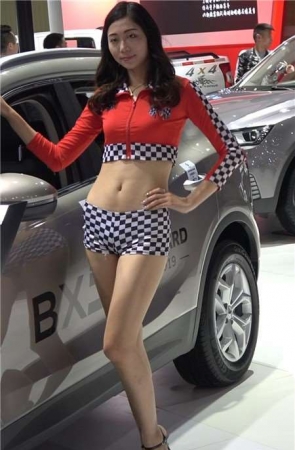 车展性感美女模特大荟萃