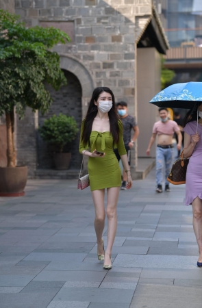 天生美腿，性感美**