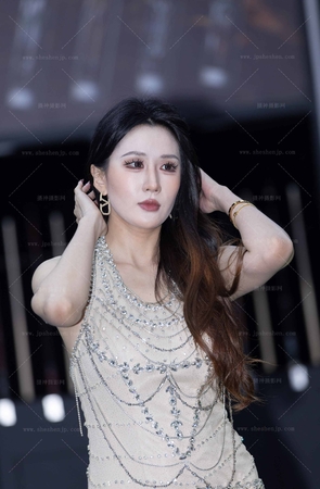 LB178-61P 杭州台球展-网红车模Nina的脚底板