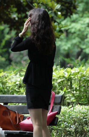 No1401 淘宝女郎外拍，小蹭一把