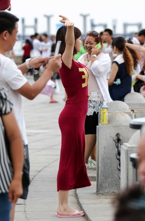 第510篇红棉质贴身裙 —-14P