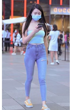 超紧牛仔裤小姐姐(57P)