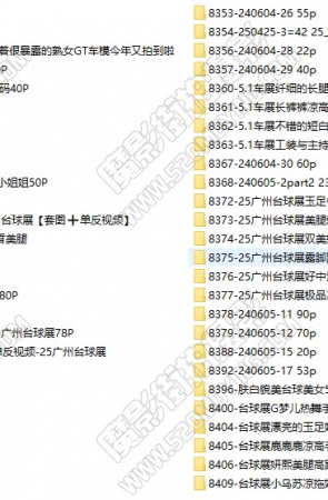 街拍太郎街拍全站图片打包，共8831套108461张图片，大小72GB！