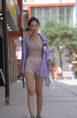 一始街拍作品  粉色女孩 [1132P1V-35.4GB]