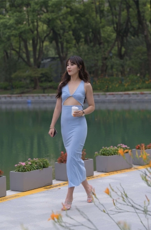 一只麋鹿摄影作品 蓝颜知己