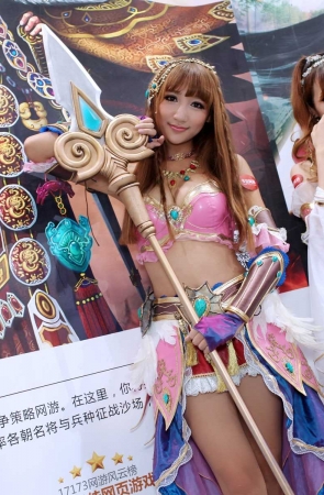 一帮漂亮的showgirl